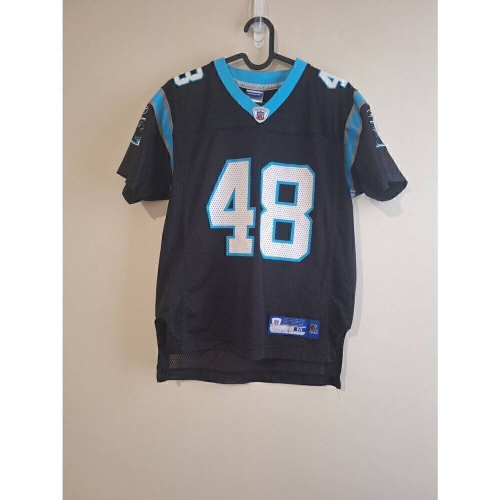 NFL Panthers #48 Davis jersey